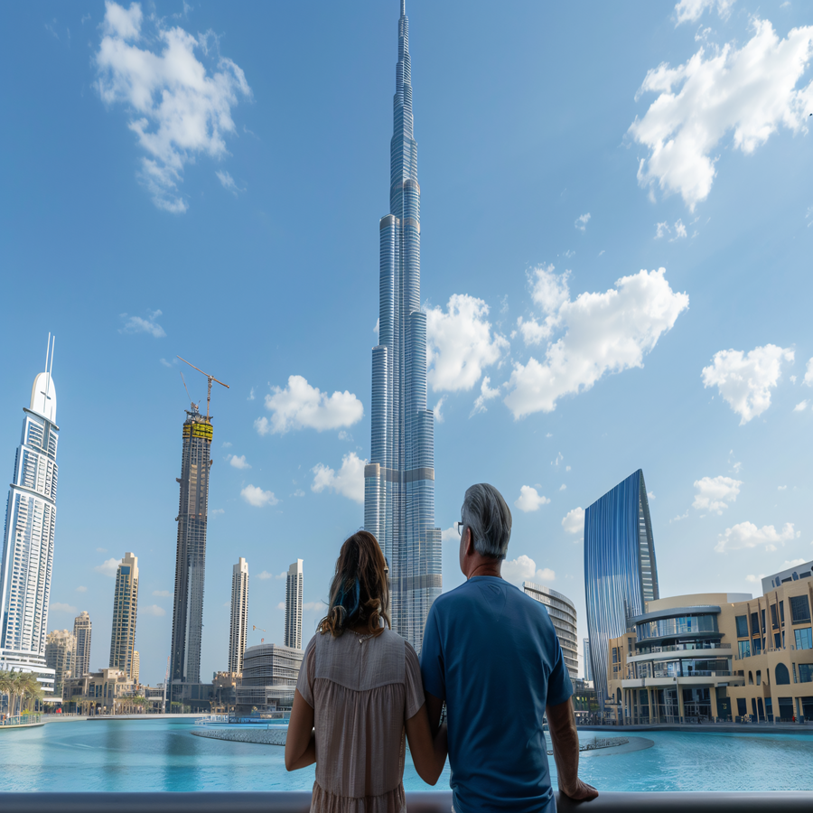 portrait-couple-visiting-luxurious-city-dubai